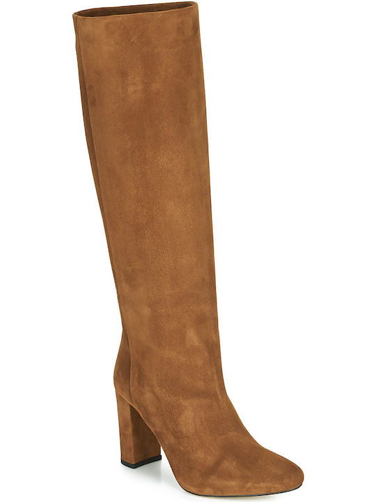 Ralph Lauren Leather Women's Boots Brown