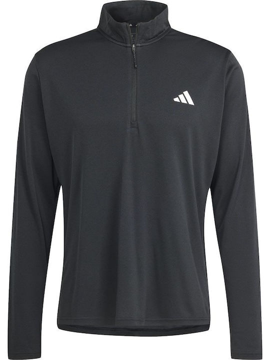 Aeroready Athletic Long Sleeve Black Blouse