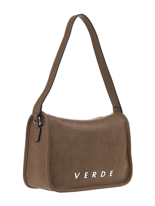 Verde Women's Bag Shoulder Tabac Brown