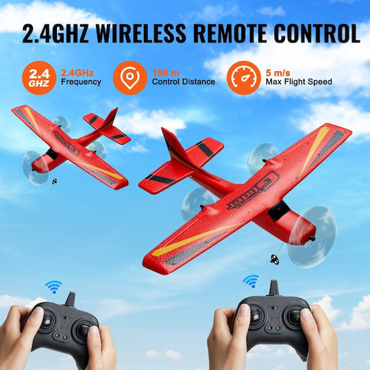 Vevor Remote Controlled Airplane Red