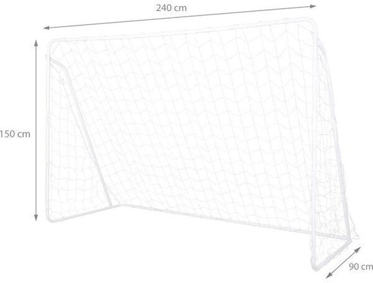 Nils Football Goal 240x150cm 1 Piece