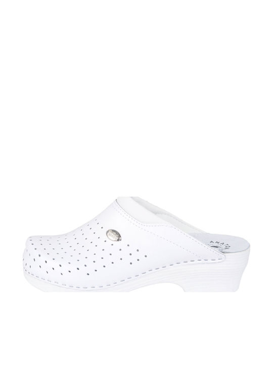 Fratelli Babb Women Professional White Clogs