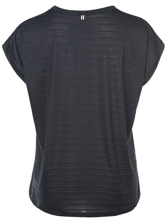 Damen Sportlich T-Shirt Black