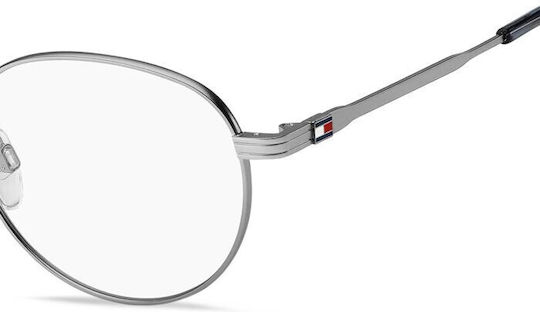 Tommy Hilfiger Ανδρικός Μεταλλικός Σκελετός Γυαλιών Ασημί TH2135 R81