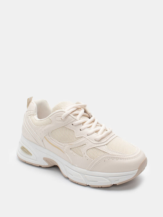 Luigi Chunky Sneakers Beige