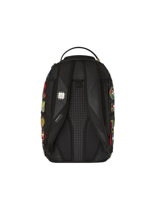 Sprayground Women's Leather Backpack Waterproof Black