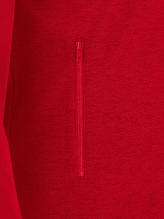 Jachetă pentru Bărbați cu Fermoar Red/White