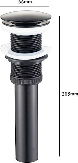 Naron Pop Up Kupfer Ventil Spülbecken Gray