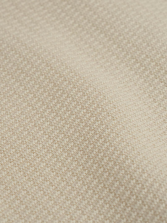 Men's Knitted Cardigan Ecru