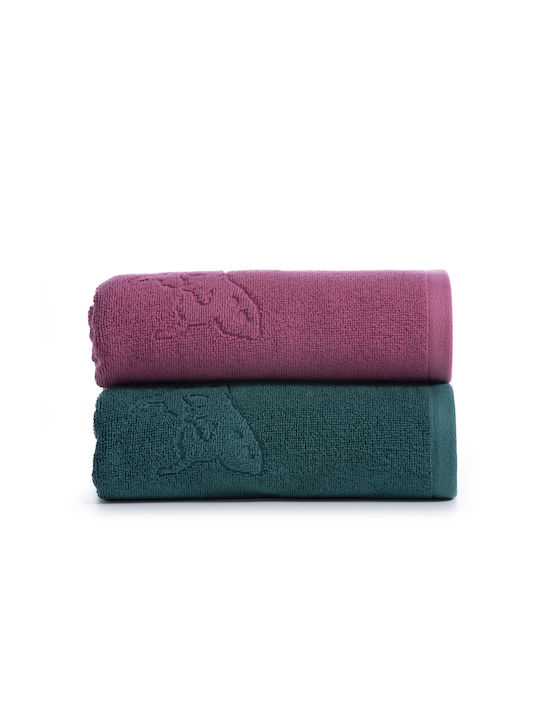 Nef-Nef Homeware Bath Towel 70x140cm. Green Weight 550gr/m²