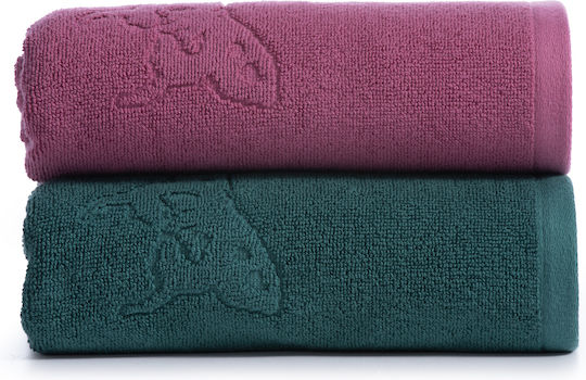 Nef-Nef Homeware Prosop De Corp Birds 70x140cm Verde Greutate 550gsm Nef-Nef Homeware Prosop De Corp Birds 70x140cm Verde Greutate 550gsm
