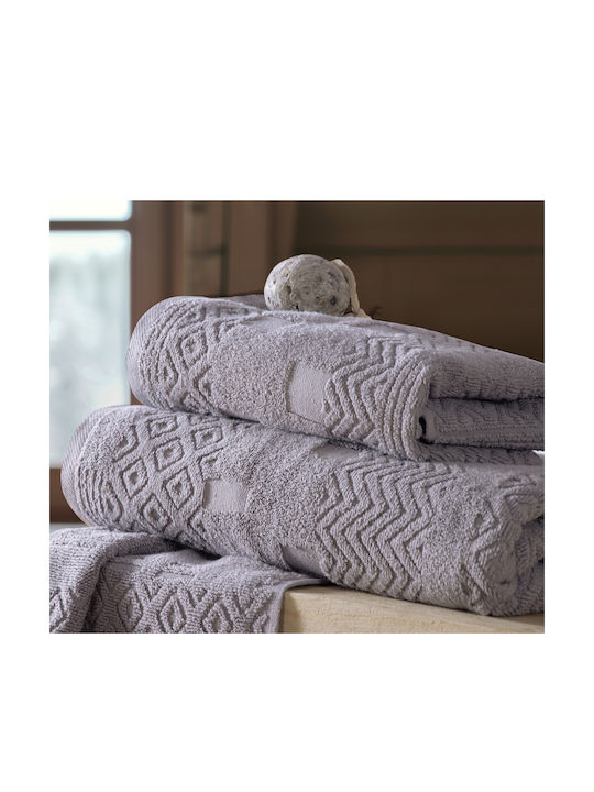 Nef-Nef Homeware Bath Towel Premium 70x140cm. Grey Weight 550gr/m²