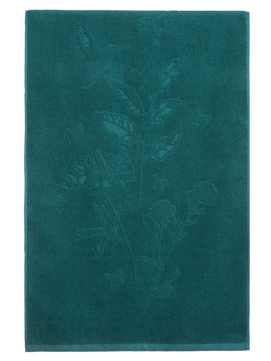 Nef-Nef Homeware Facecloth Premium Birds 50x90cm Green Weight 550gr/m²