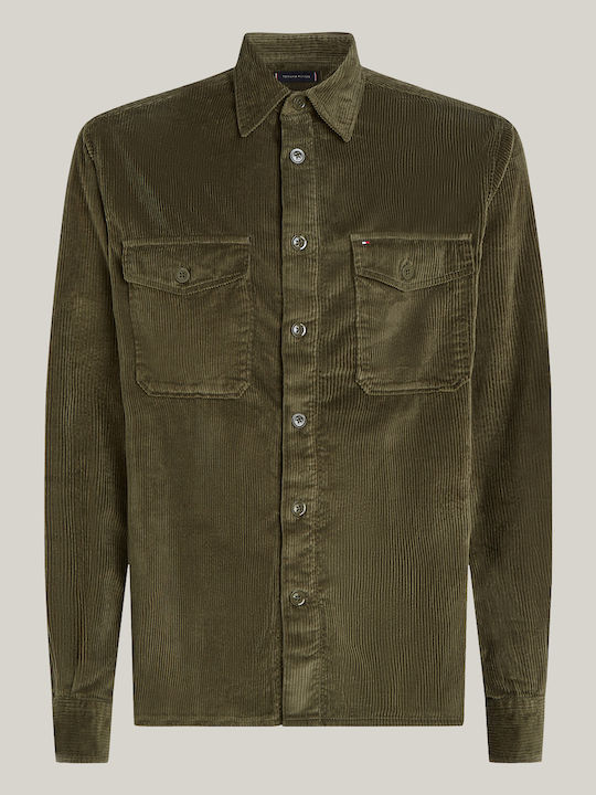 Tommy Hilfiger Overshirt Corduroy Shirt Khaki