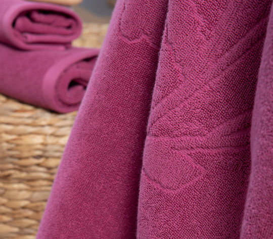 Nef-Nef Homeware Πετσέτα Σώματος Premium Birds 70x140εκ. Rose Βάρους 550gr/m²