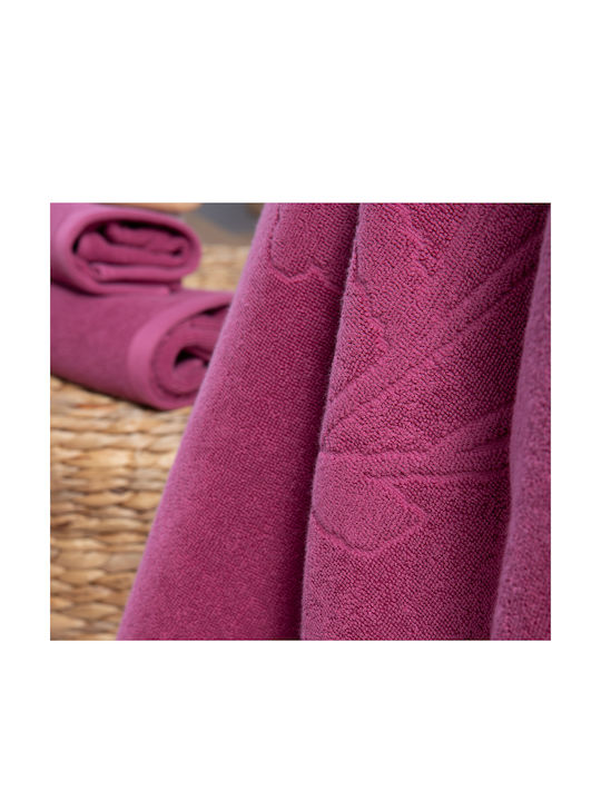 Nef-Nef Homeware Hand Towel Premium Birds 30x50cm Rose Weight 550gr/m²