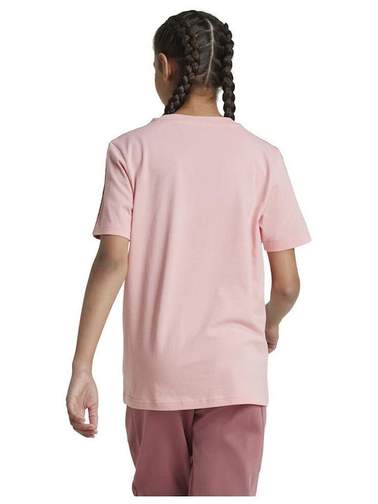 Adidas Kids T-shirt Pink 3-stripes Tiberio