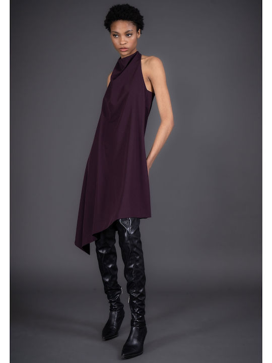 Lotus Eaters Dress Burgundy