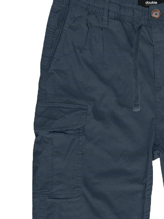 Double Herrenshorts Cargo Stone Blue