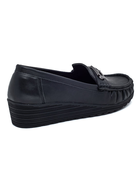 Soft & Flex Women's Moccasins in Black Color