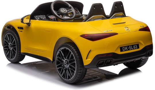 Kinder Auto Einsitzer mit Fernbedienung Gelb