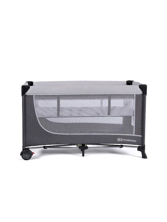 Kinderkraft Leody Playpen 2 Levels with Mattress Gray 126x65cm