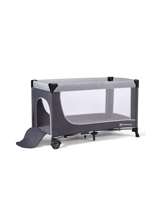 Kinderkraft Leody Playpen 2 Levels with Mattress Gray 126x65cm
