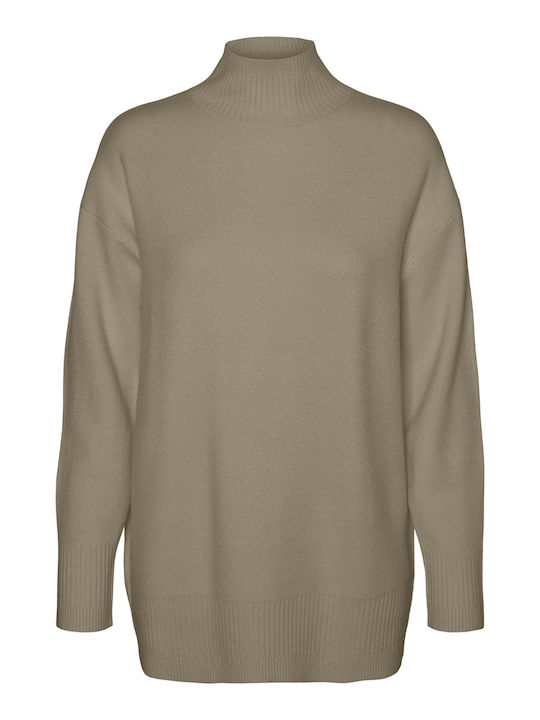 Vero Moda Women's Long Sleeve Sweater Coffee