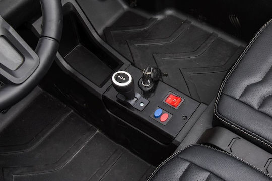 Copil Electric Masina Două locuri cu Telecomanda A033 24 Volt Alb