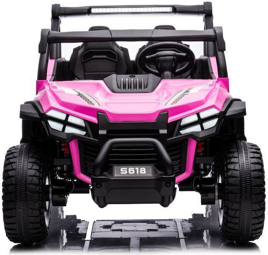 Elektrisches Doppelsitzer Auto Mit Fernbedienung Rosa Für 3+ Jahre