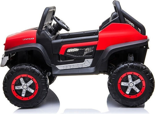 Mercedes Unimog Două Locuri Cu Telecomandă Roșu Pentru 3+ Ani