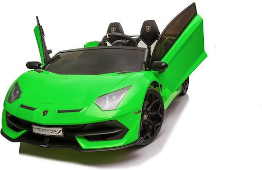 Lamborghini Aventador Μονοθέσιο με Τηλεκοντρόλ Licensed 12 Volt Πράσινο για 3+ Ετών