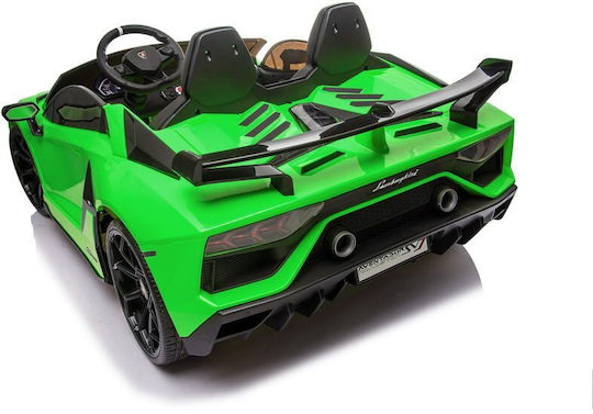 Lamborghini Aventador Μονοθέσιο με Τηλεκοντρόλ Licensed 12 Volt Πράσινο για 3+ Ετών