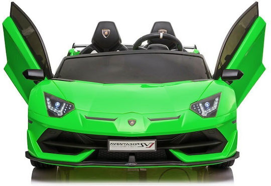 Lamborghini Aventador Μονοθέσιο με Τηλεκοντρόλ Licensed 12 Volt Πράσινο για 3+ Ετών