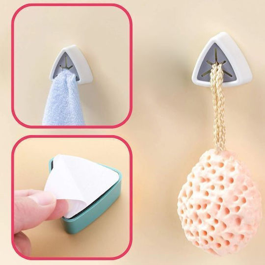 Haken Badezimmer Einzeln Schrauben ​2.3x2.3cm Weißes