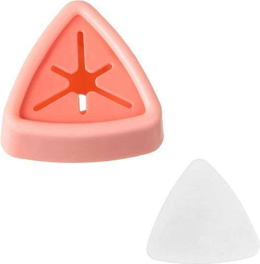 Cârlig de Baie Simplu cu șuruburi ​2.3x2.3cm Roz