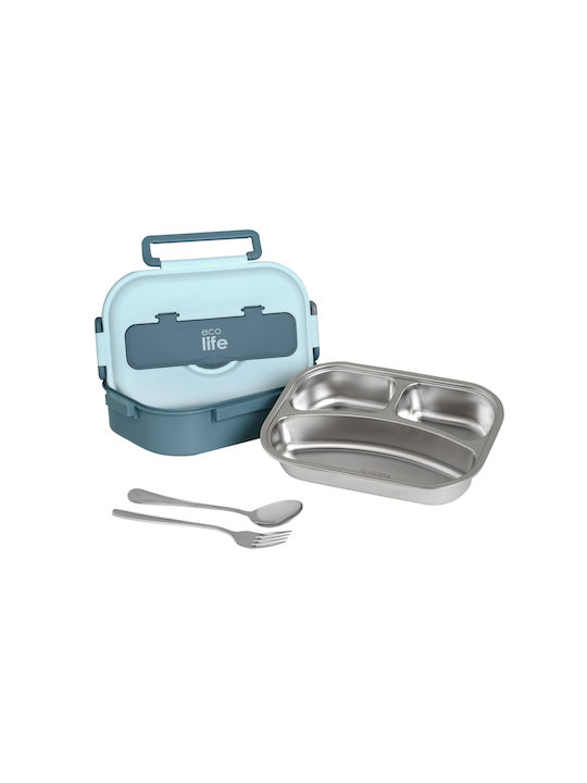 Ecolife Δοχείο Φαγητού Inox Πράσινο 1lt