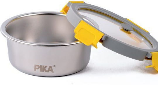 Pika Δοχείο Φαγητού Inox Ασημί 650ml