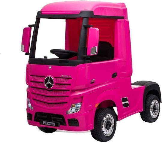 Copil Electric Masina Cu un loc cu Telecomanda Mercedes Actros 4x4 Roz