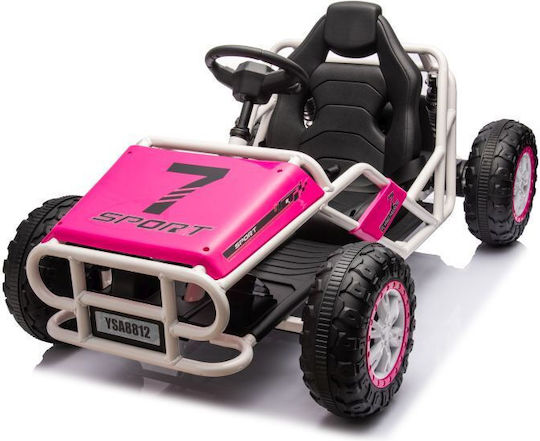 Buggy Μονοθέσιο με Τηλεκοντρόλ 24 Volt Ροζ