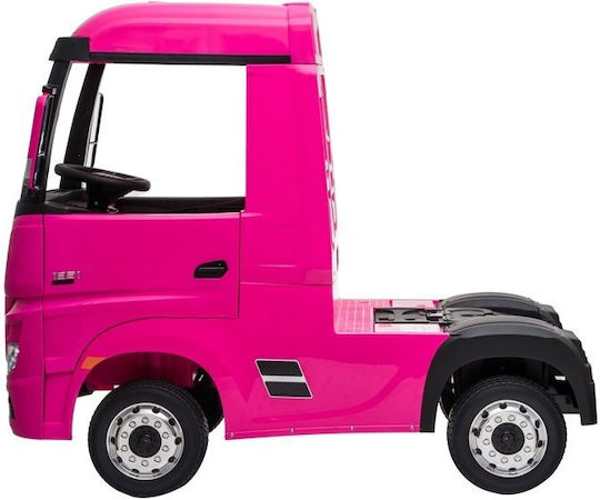 Copil Electric Masina Cu un loc cu Telecomanda Mercedes Actros 4x4 Roz