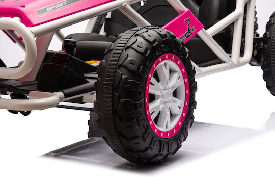 Buggy Μονοθέσιο με Τηλεκοντρόλ 24 Volt Ροζ