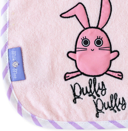 Milk&Moo Bavetă material textil Milk, Rabbit, Frog 2buc
