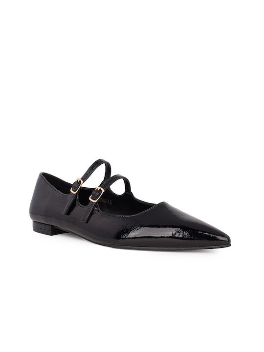 Seven Damen Ballerinas in Schwarz Farbe