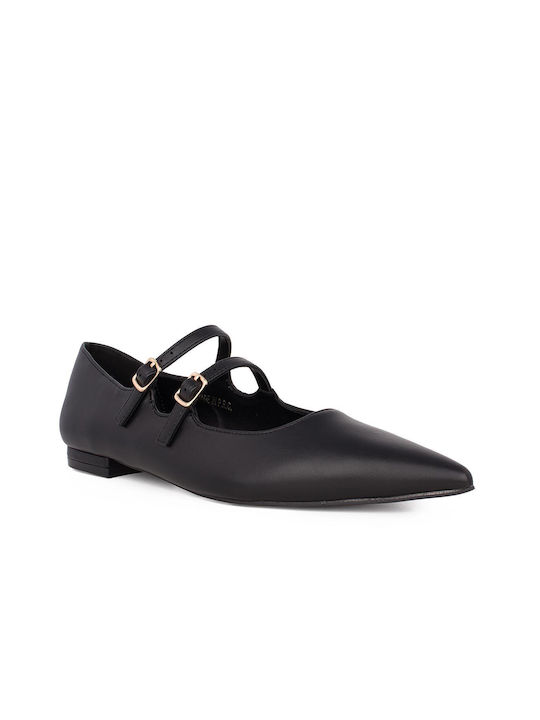 Seven Damen Ballerinas in Schwarz Farbe