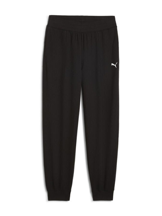 Ψηλόμεσο Παντελόνι Φόρμας Μαυρο