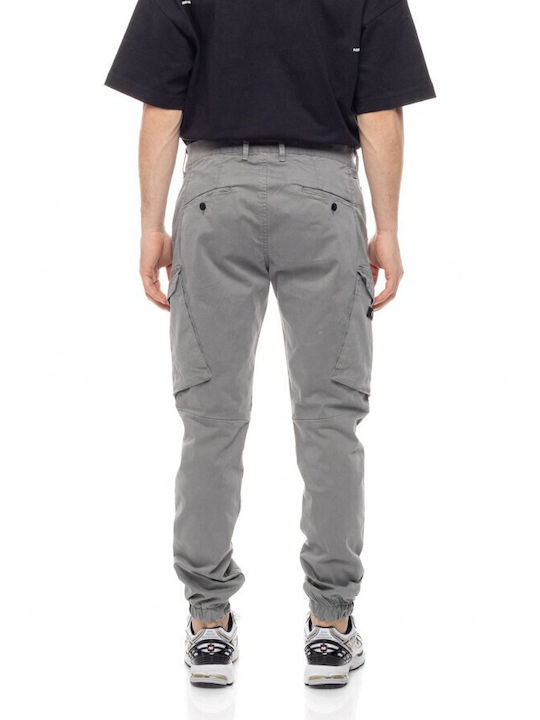 Trousers Cargo Elastic in Slim Fit Grey