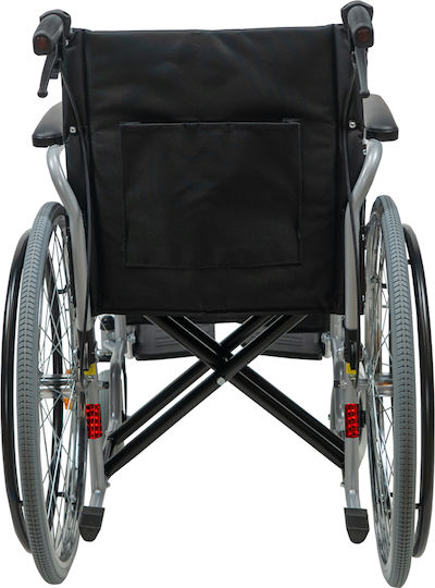 Mobiak Gemini Wheelchair 24" Folding Simple Type 46cm Silver