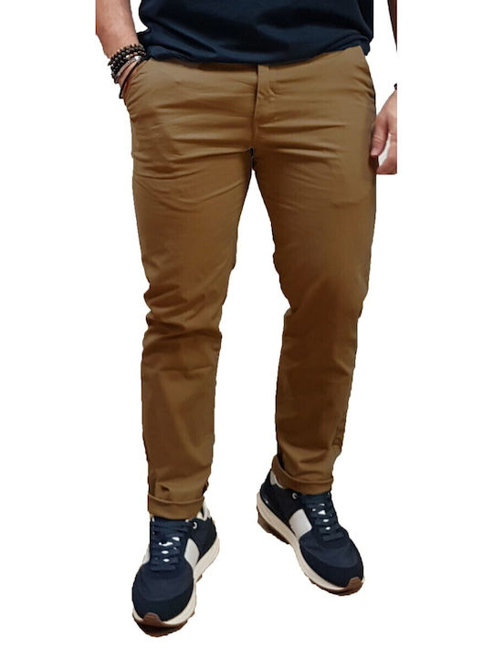 Pantaloni Chino Camel, Brown