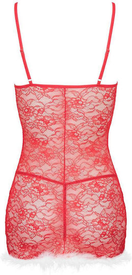 Kotek Sexy Babydoll mit Spitze Rotes Set